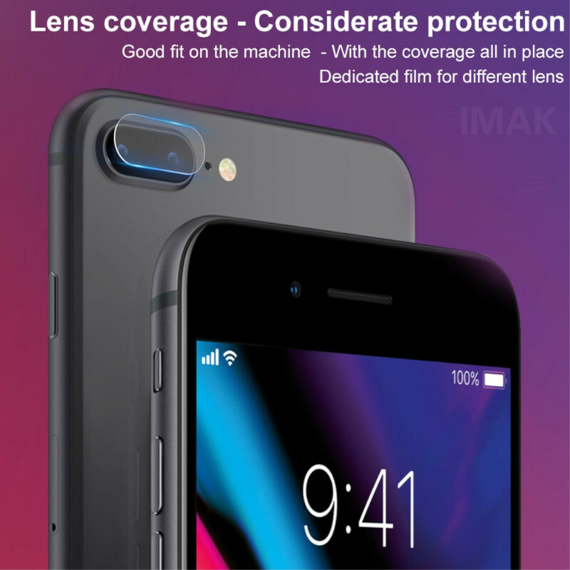 Protector de lente de cristal templado IMAK para iPhone 8 Plus / 7 Plus