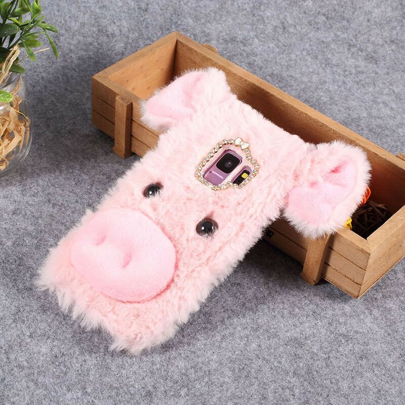 Samsung Galaxy S9 Cover Fur Pig Fun