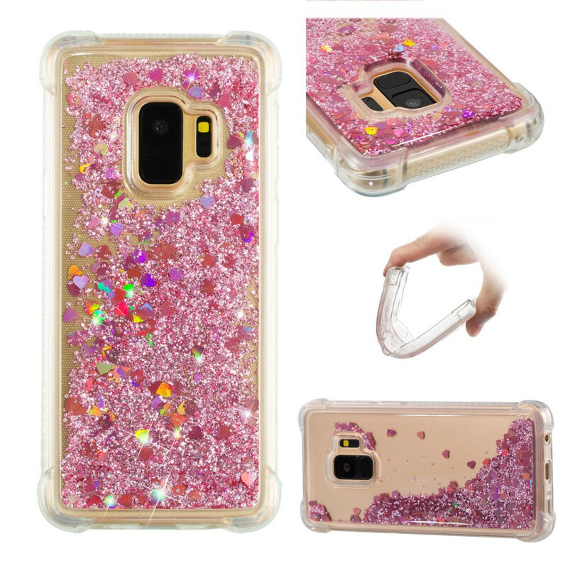 Funda premium de purpurina para el Samsung Galaxy S9