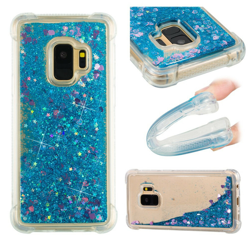 Funda premium de purpurina para el Samsung Galaxy S9