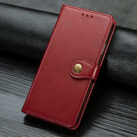 Funda de polipiel para Samsung Galaxy S9 con cierre vintage