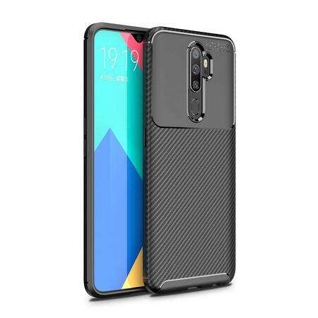 Funda flexible de fibra de carbono para el Oppo A9 2020