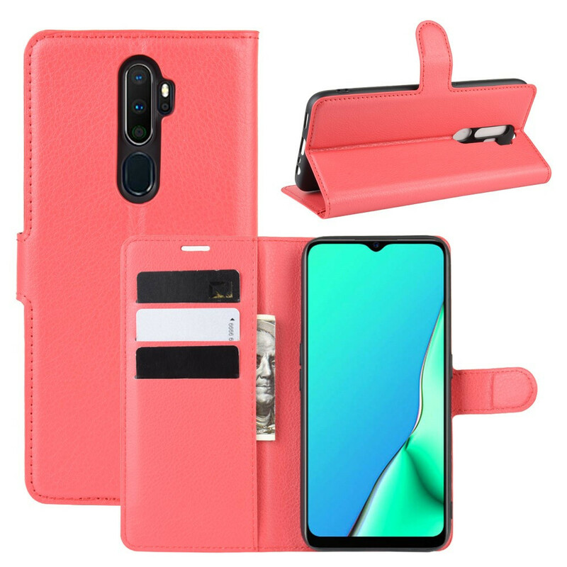 Funda de polipiel Oppo A9 2020 Lichi