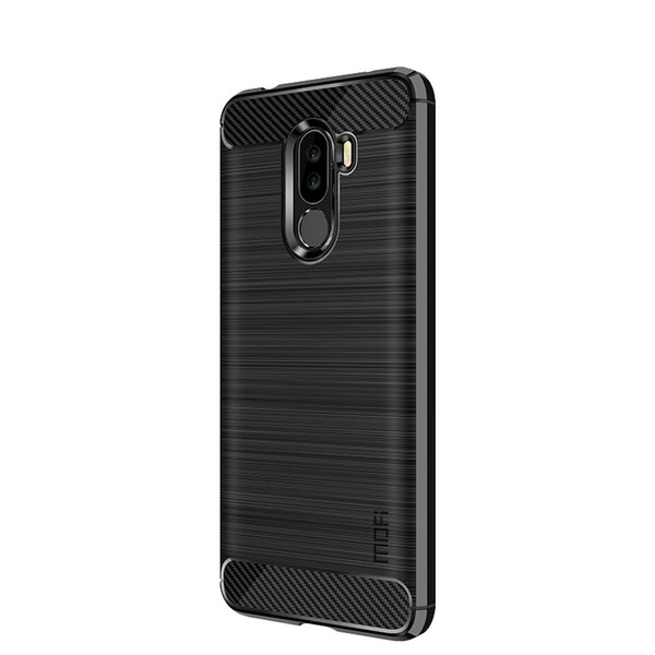 Xiaomi Pocophone F1 Funda de fibra de carbono cepillada MOFI