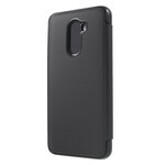 Flip Cover Xiaomi Pocophone F1 Efecto Espejo y Cuero