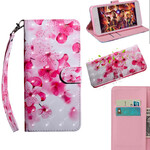 Funda Xiaomi Redmi Note 8 Dazzling Pink Flowers
