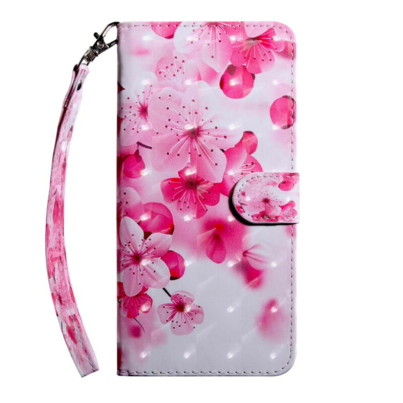 Funda Xiaomi Redmi Note 8 Dazzling Pink Flowers