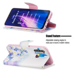 Funda pintada de mariposas y flores para el Xiaomi Redmi Note 8