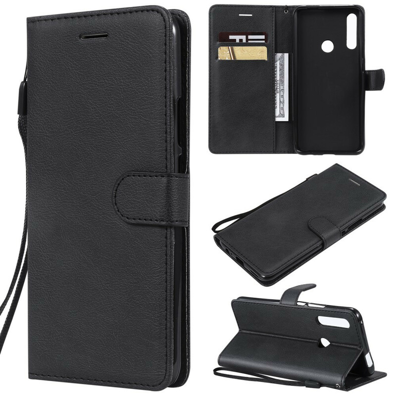 Funda Huawei P Smart Z / Honor 9X Efecto piel con colgante