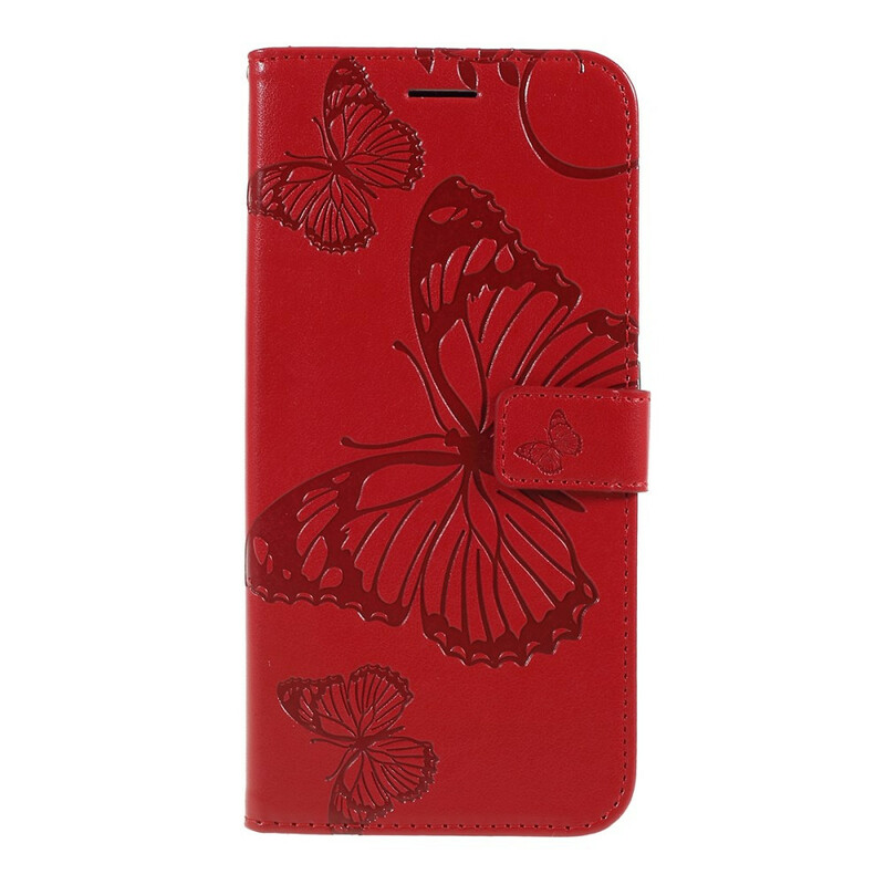 Funda con colgante de mariposas gigantes para Huawei P Smart Z / Honor 9X