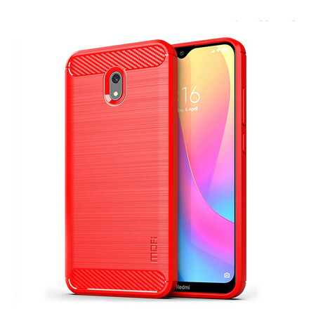 Xiaomi Redmi 8A Funda de fibra de carbono cepillada MOFI