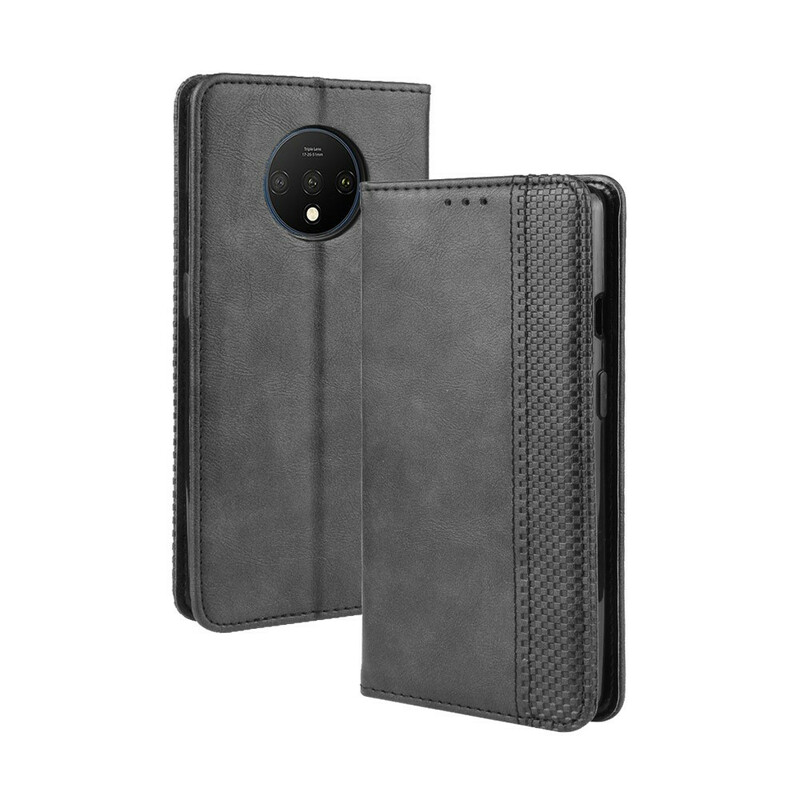  OnePlus 7T Vintage Leather Effect Flip Cover