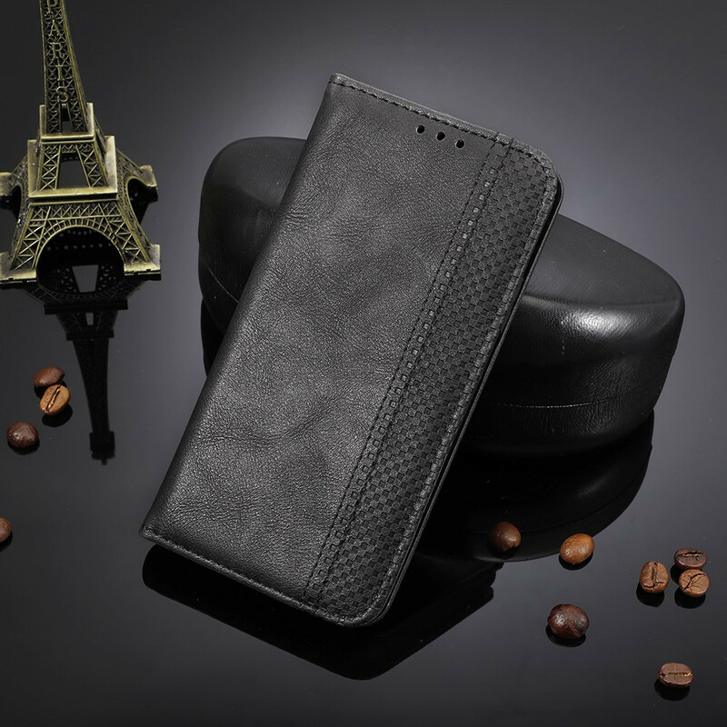  OnePlus 7T Vintage Leather Effect Flip Cover