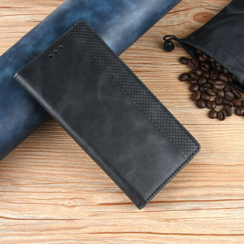  OnePlus 7T Vintage Leather Effect Flip Cover