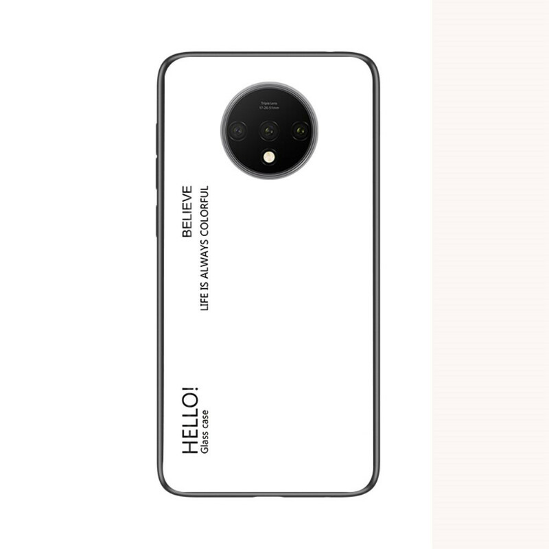 Funda de cristal templado para el OnePlus 7T Hola