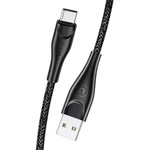 Cable de carga USAMS Micro USB de 1 metro de nylon trenzado