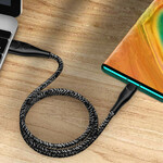 Cable de carga USAMS Micro USB de 1 metro de nylon trenzado