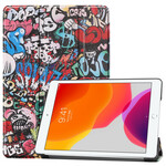 Funda inteligente para iPad 10.2" (2019) Graffiti de cuero artificial