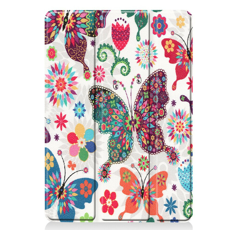 Funda inteligente para iPad 10.2" (2019) Polipiel Floral Vintage