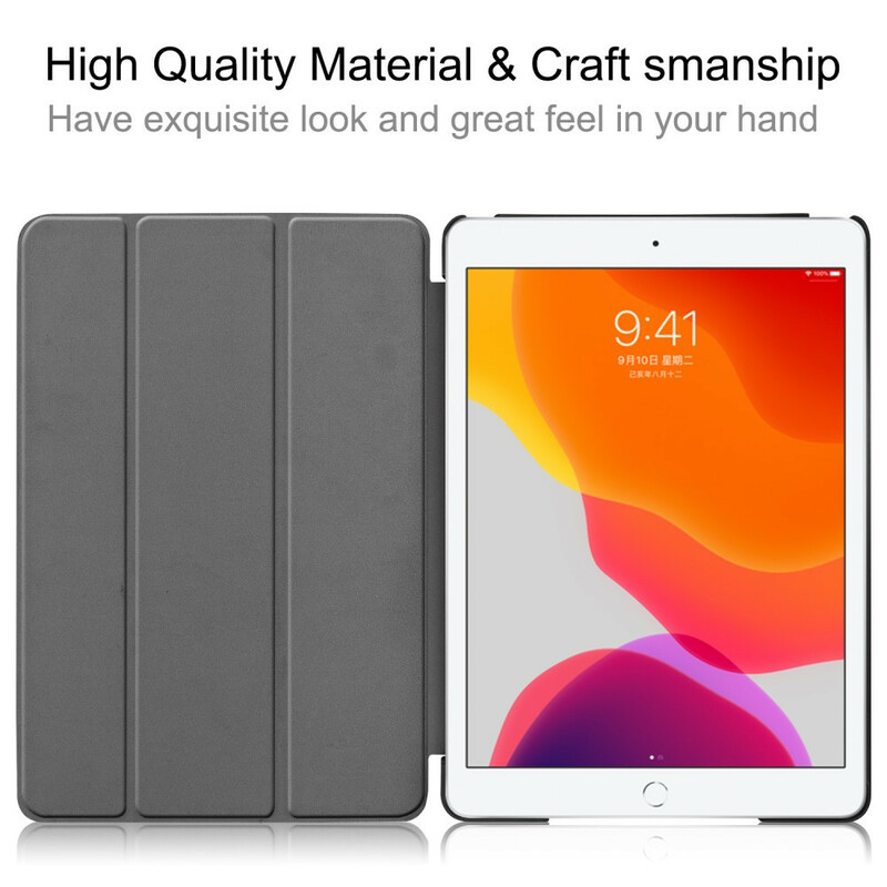 Funda inteligente para iPad 10.2" (2019) Hada floral de piel sintética