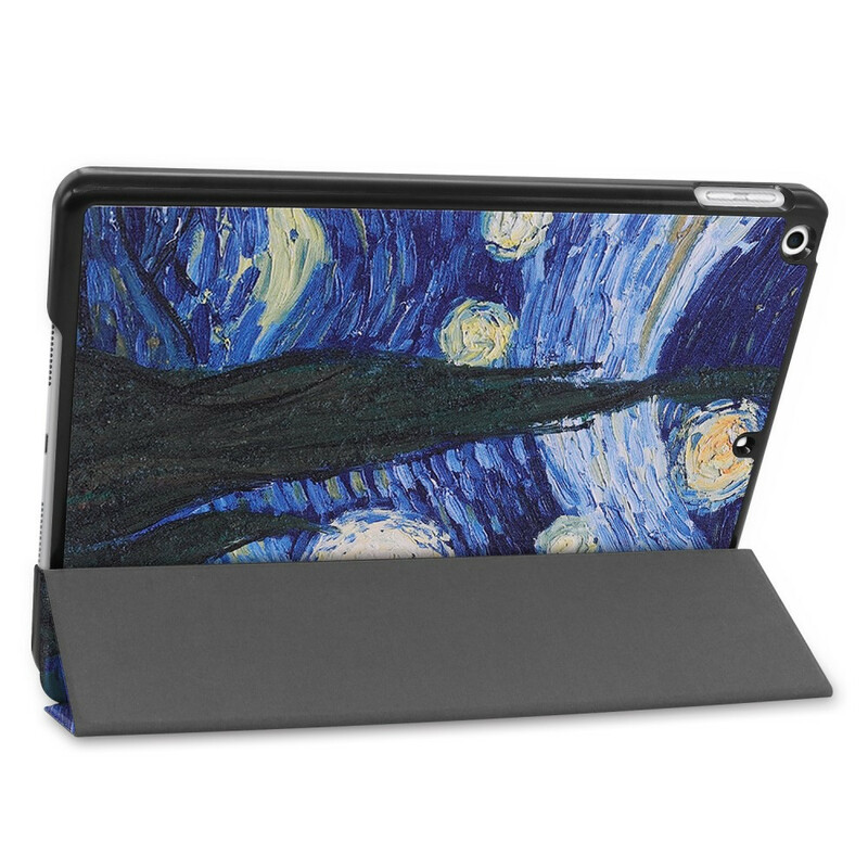 Funda inteligente para iPad 10.2" (2019) Polipiel Van Gogh