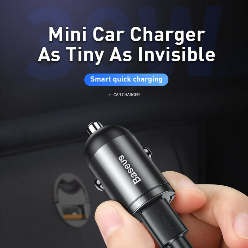 Cargador de coche mini USB BASEUS