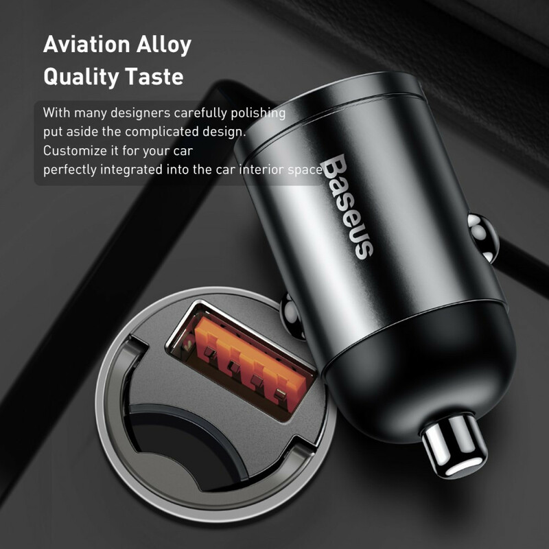 Cargador de coche mini USB BASEUS