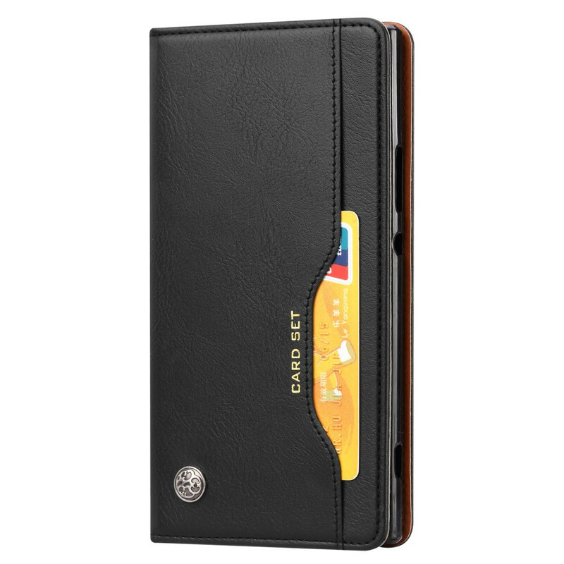 Funda Flip Cover OnePlus 7T Leatherette Card Funda
