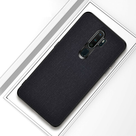 Funda de tela con textura para el Oppo A9 2020