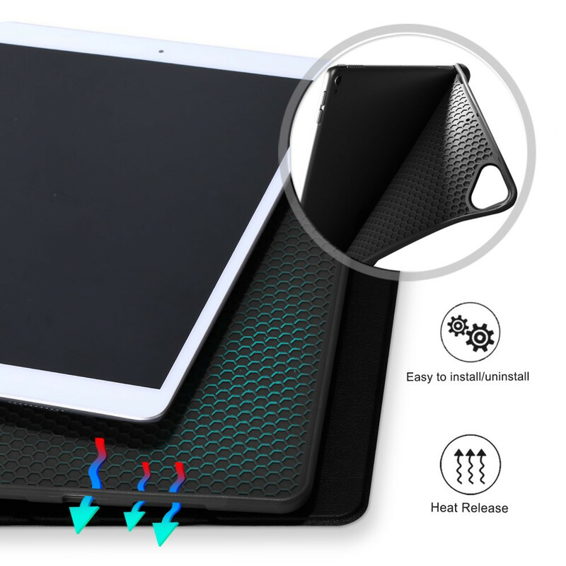 Funda inteligente para iPad 10.2" (2019) Polipiel con estuche para lápices Funda inteligente para iPad 10.2" (2019) Polipiel con estuche para lápices