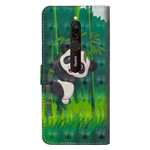 Funda Xiaomi Redmi 8 Panda y Bamboo