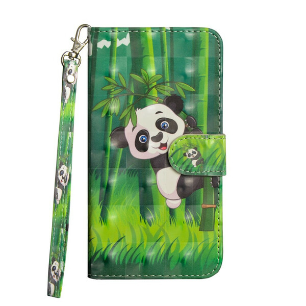 Funda Xiaomi Redmi Note 8T Panda y Bamboo
