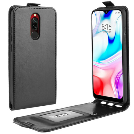 Xiaomi Redmi 8 Foldable Leather Effect Funda