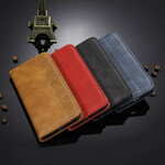 Flip Cover Xiaomi Redmi Note 8T Vintage Leather Effect Stylish