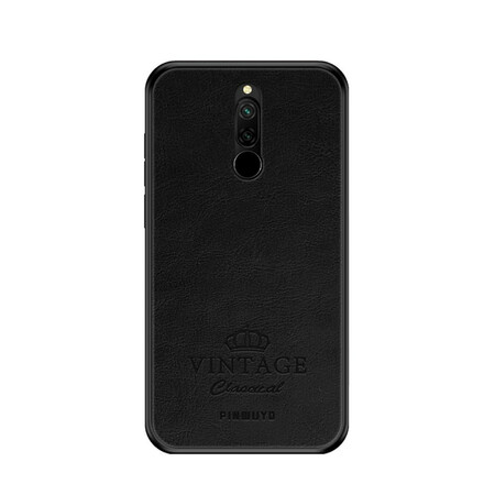 Xiaomi Redmi 8 Vintage Leather Funda PINWUYO