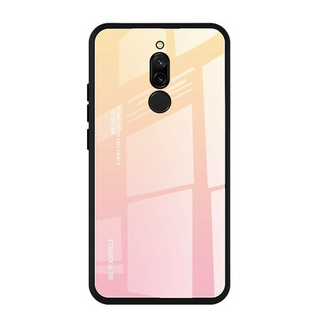 Xiaomi Redmi 8 Cover Hello Tempered Glass