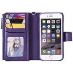 Funda desmontable para iPhone 8 / 7 / 6S / 6 Cartera