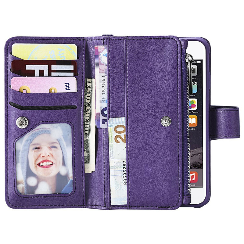 Funda desmontable para iPhone 8 / 7 / 6S / 6 Cartera