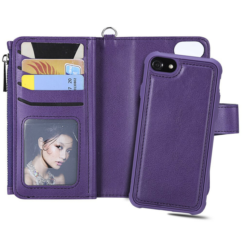 Funda desmontable para iPhone 8 / 7 / 6S / 6 Cartera