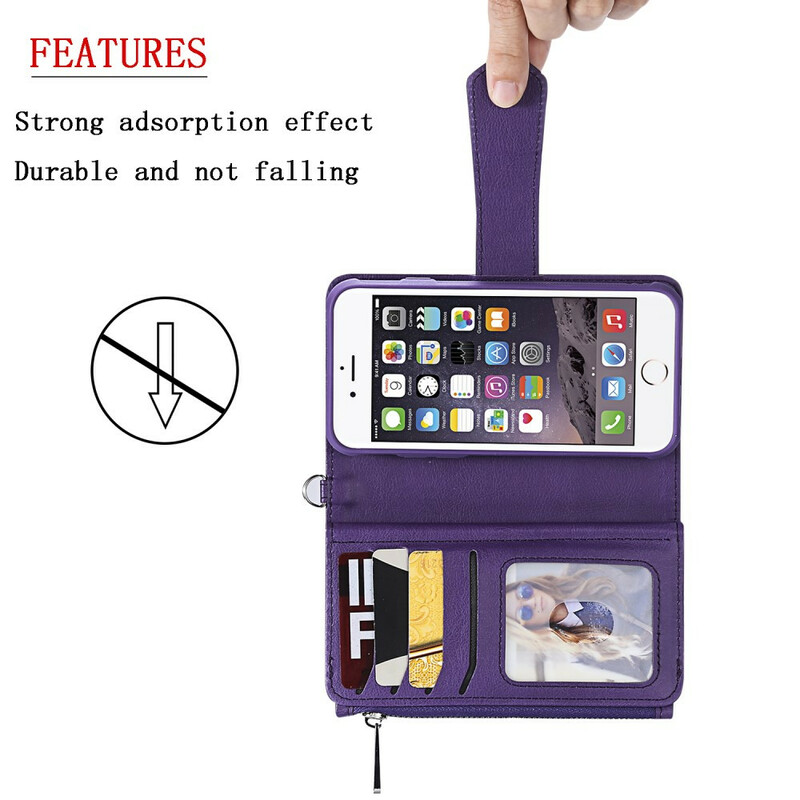 Funda desmontable para iPhone 8 / 7 / 6S / 6 Cartera