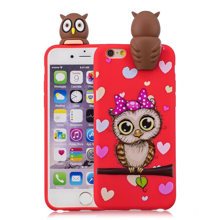 Funda iPhone 6/6S Búho 3D