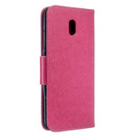 Funda con colgante estampada de mariposa para el Xiaomi Redmi 8A