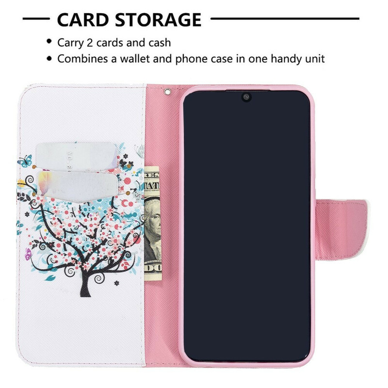 Xiaomi Redmi Note 8T Funda Flowered Tree