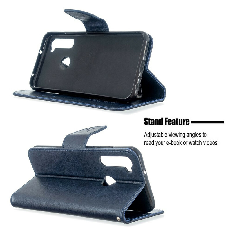 Funda con colgante estampada de mariposa para el Xiaomi Redmi Note 8T