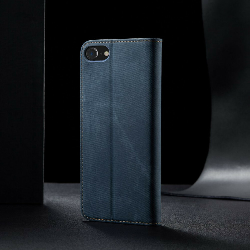 Flip Cover iPhone 6/6S Polipiel Textura Jeans