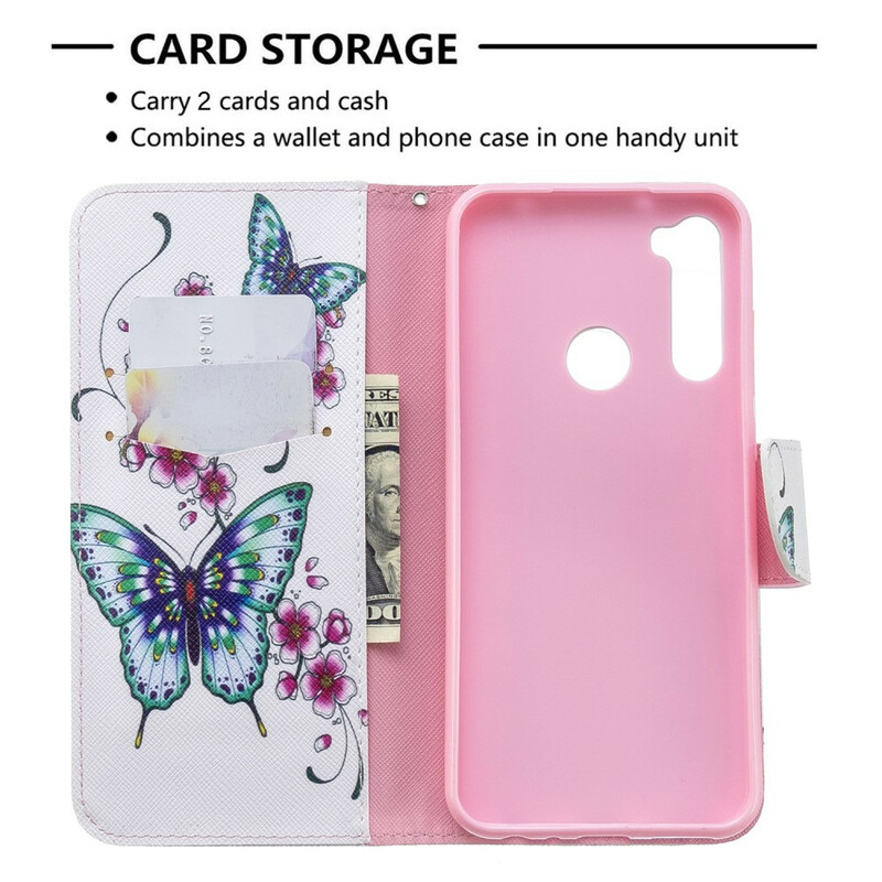 Funda Xiaomi Redmi Note 8T Mariposas