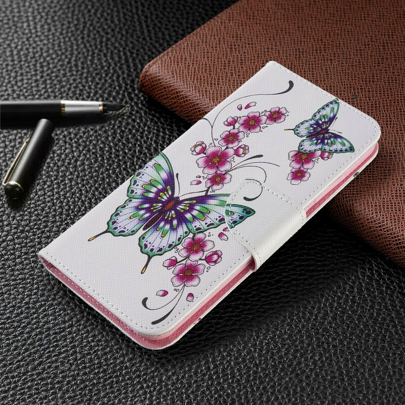 Funda Xiaomi Redmi Note 8T Mariposas