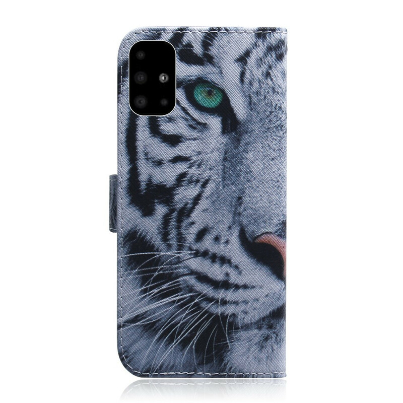 Funda de cara de tigre para el Samsung Galaxy A51