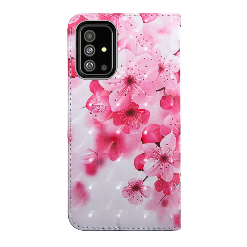 Funda de flor rosa para Samsung Galaxy A51