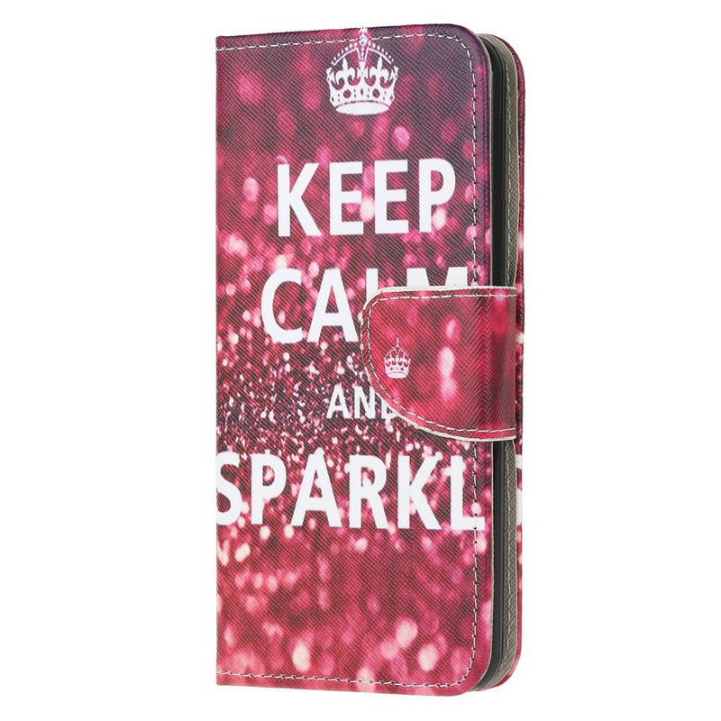 Funda Samsung Galaxy A51 Keep Calm and Sparkle